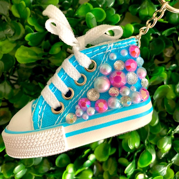 Converse Ladies or Girls Bling Keychain